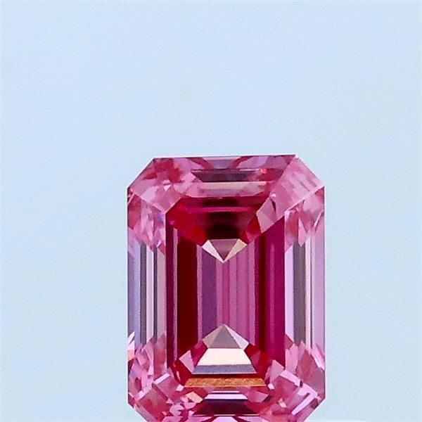 0.59 CT Fancy Vivid Pink EMERALD