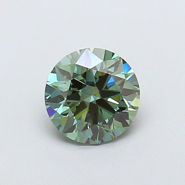 1.01 CT Fancy Vivid Green ROUND