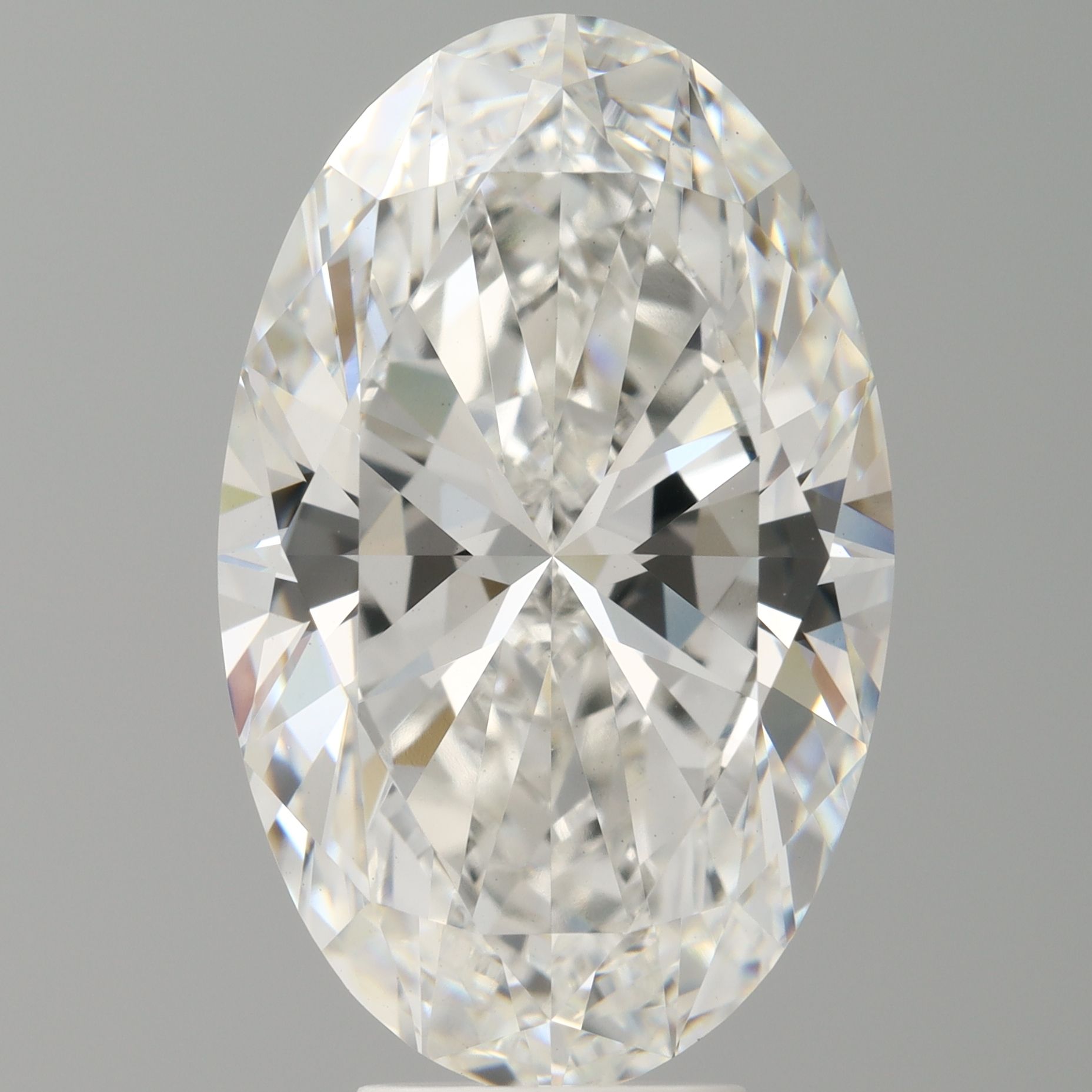 7.10 ct. oval Lab Grown Diamond front image