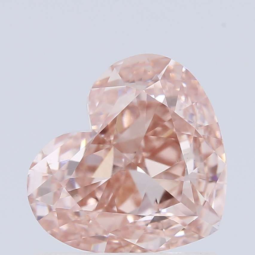 1.05 CT Fancy Intense Pink HEART