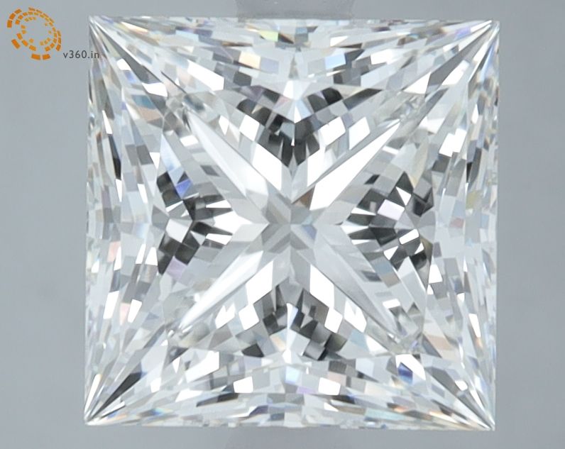 3.09 ct. princess Lab Grown Diamond front image