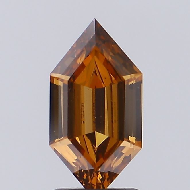 0.99 CT Fancy Brown HEXAGONAL