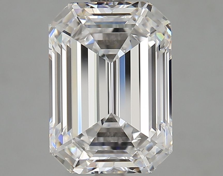 Diamant Émeraude 4.27 ct - Couleur D - Pureté VVS1