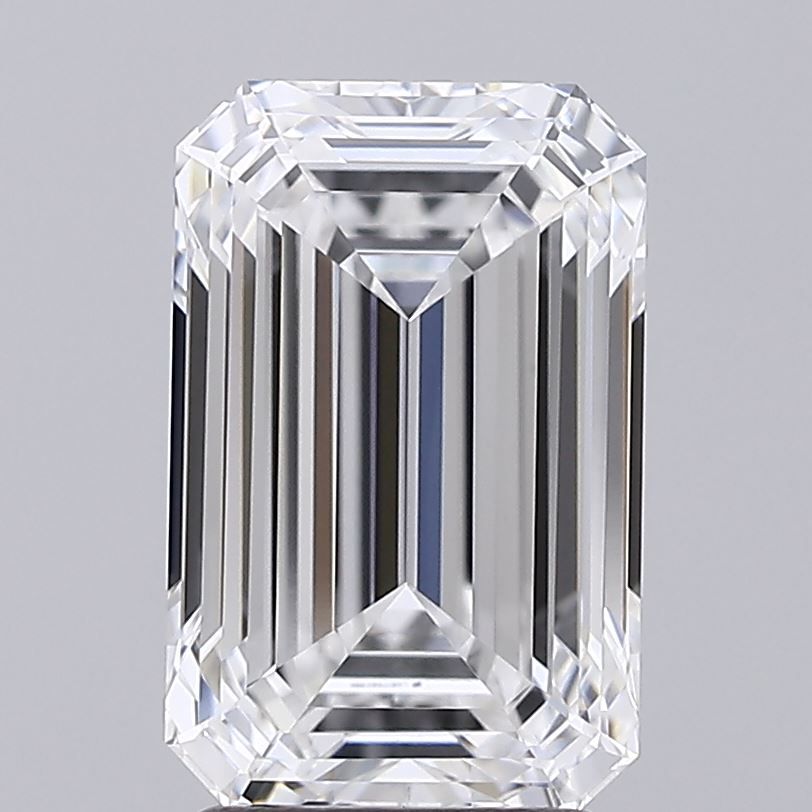 3.04 ct. emerald Lab Grown Diamond front image