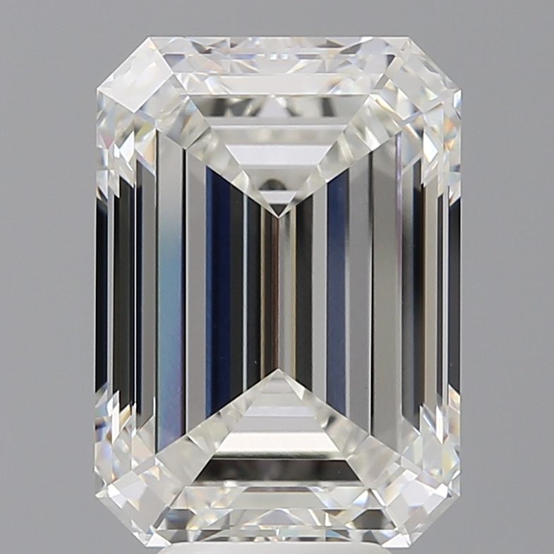 7.04 ct. emerald Lab Grown Diamond front image