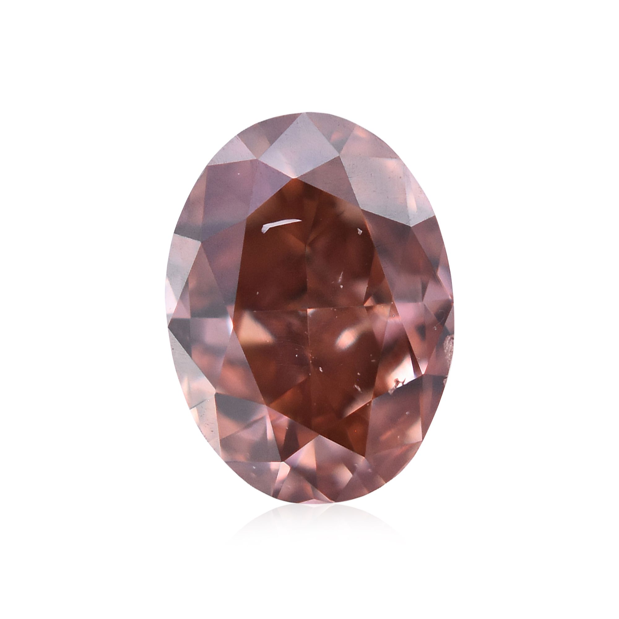 Diament 0.25 ct Fancy Deep Brownish Orangey Pink/SI1
