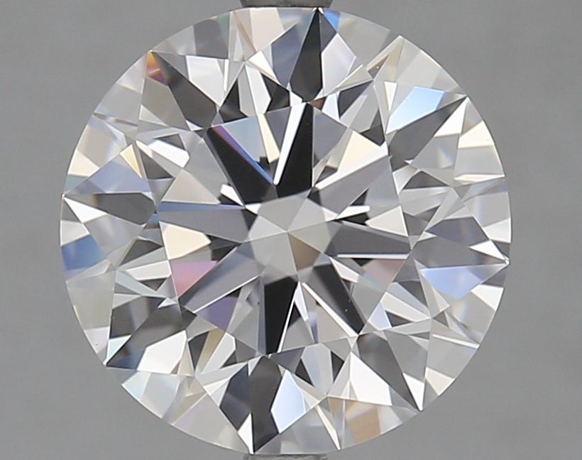 Diamant Rond 4.17 ct - Couleur D - Pureté VS2