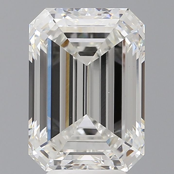 5.56 ct. emerald Lab Grown Diamond front image
