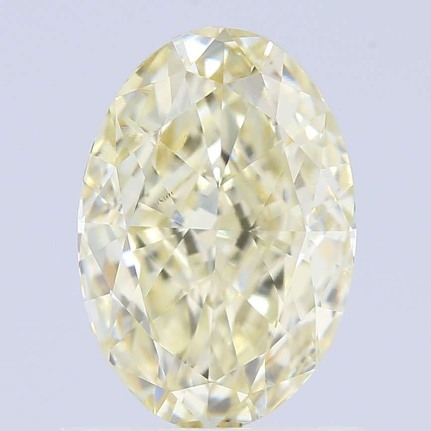 1.01 CT Fancy Light Yellow OVAL