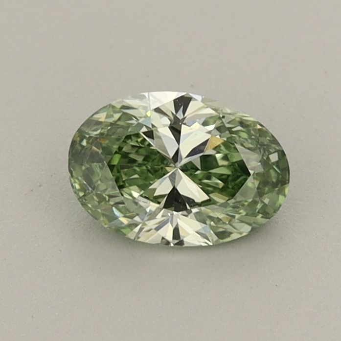 0.5 CT Fancy Vivid Green OVAL