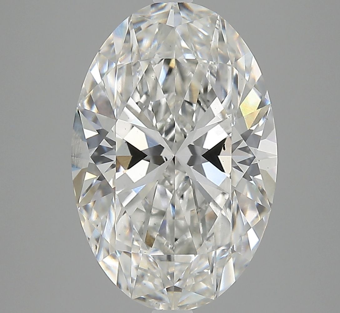 5.15 ct. oval Lab Grown Diamond front image