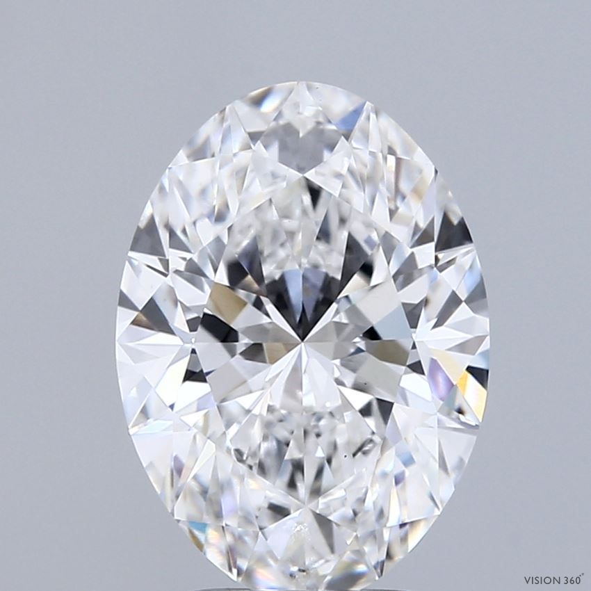 3.08 ct. oval Lab Grown Diamond front image