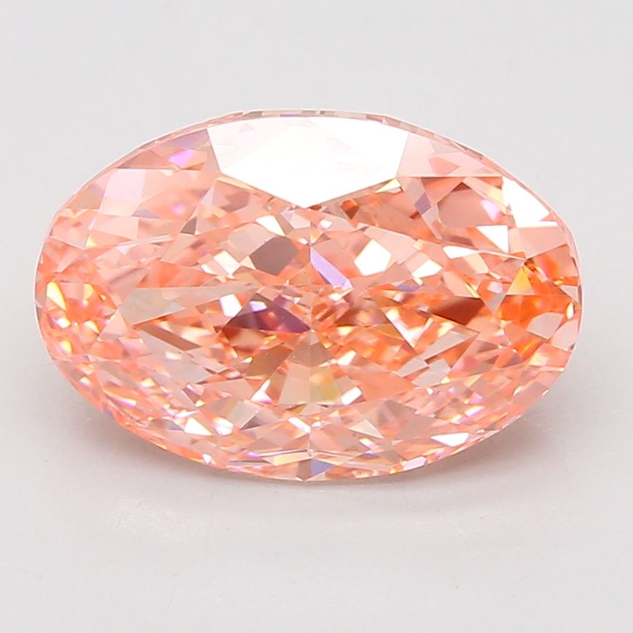 6.07 ct. oval Lab Grown Diamond front image