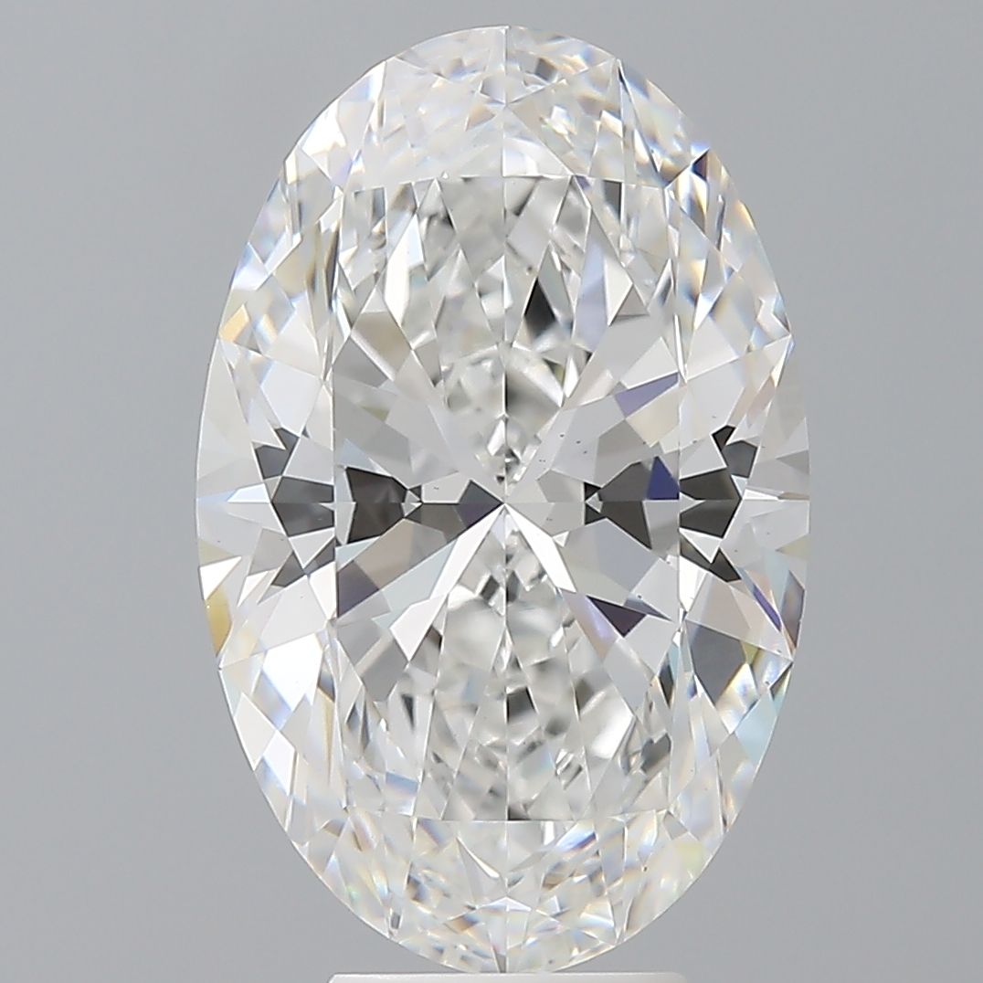 6.55 ct. oval Lab Grown Diamond front image