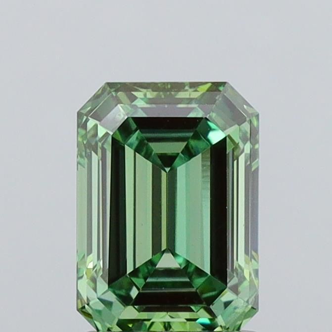 1.73 CT Fancy Vivid Green EMERALD