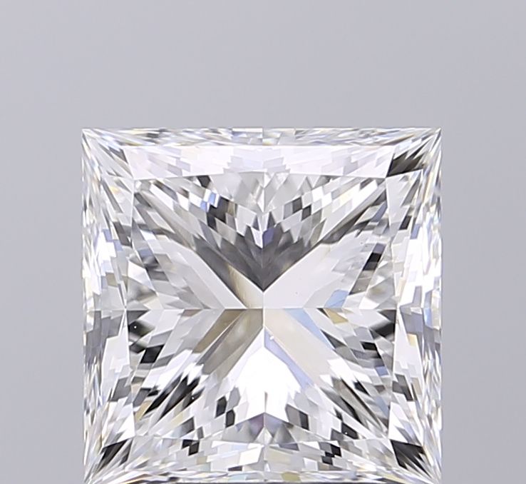 4.23 ct. princess Lab Grown Diamond front image