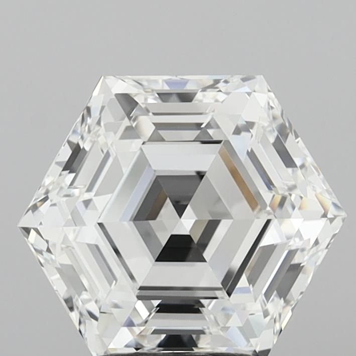 4.09 ct lab-grown Hexagonal Diamond