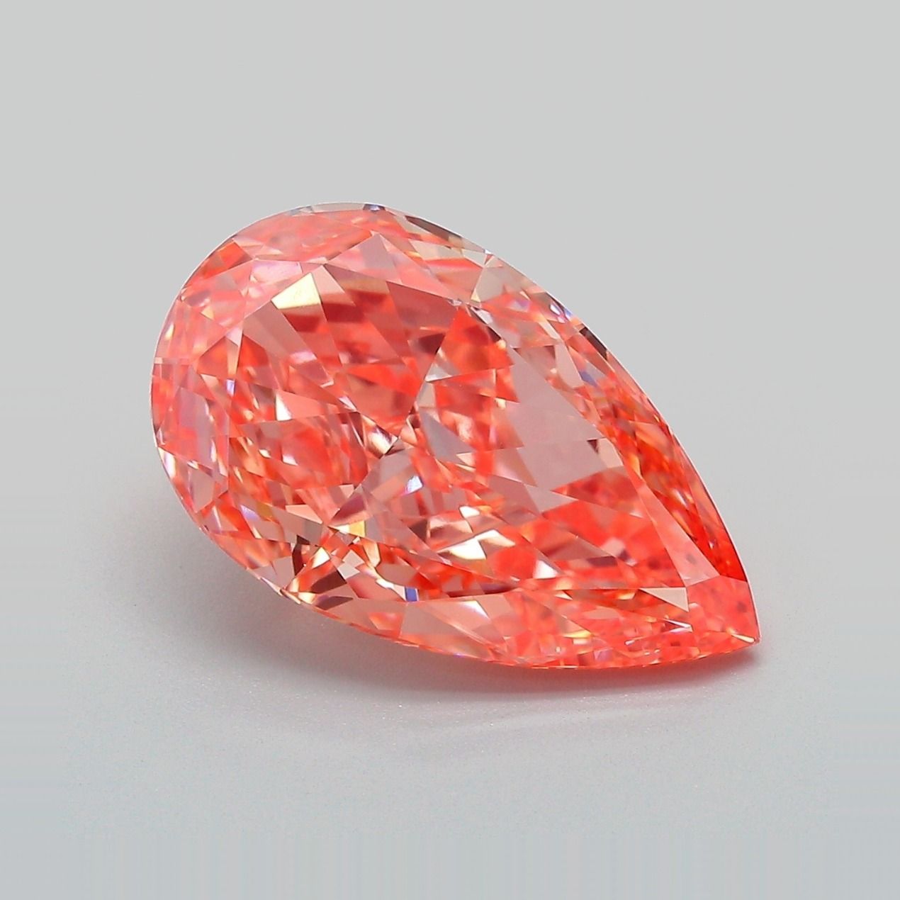 5.58 ct. pear Lab Grown Diamond front image
