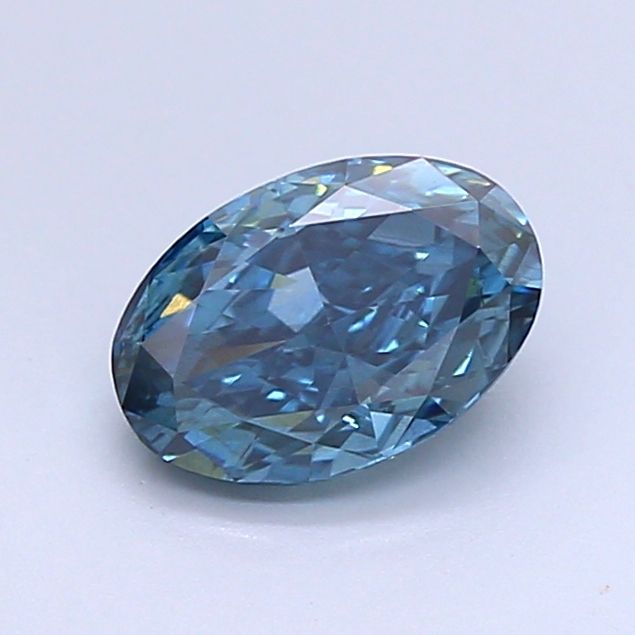 1.0 CT Fancy Intense Blue OVAL