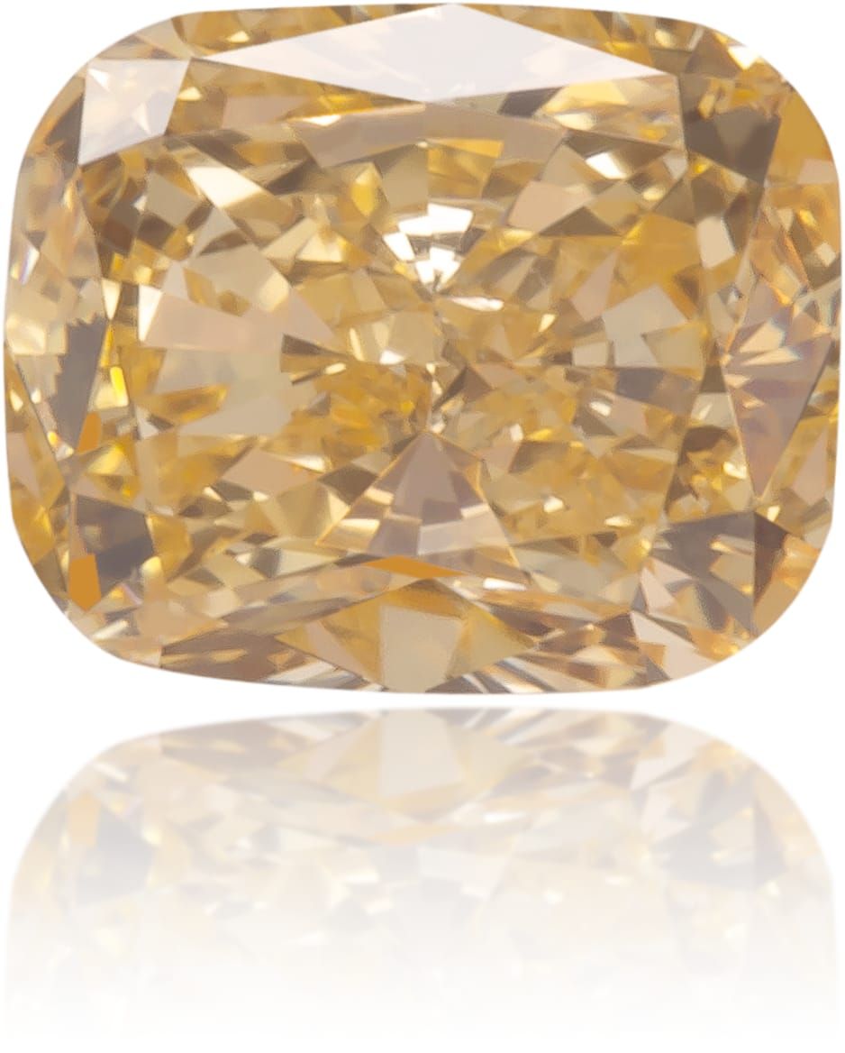 Diament 0.3 ct Fancy Intense Orange/VS1