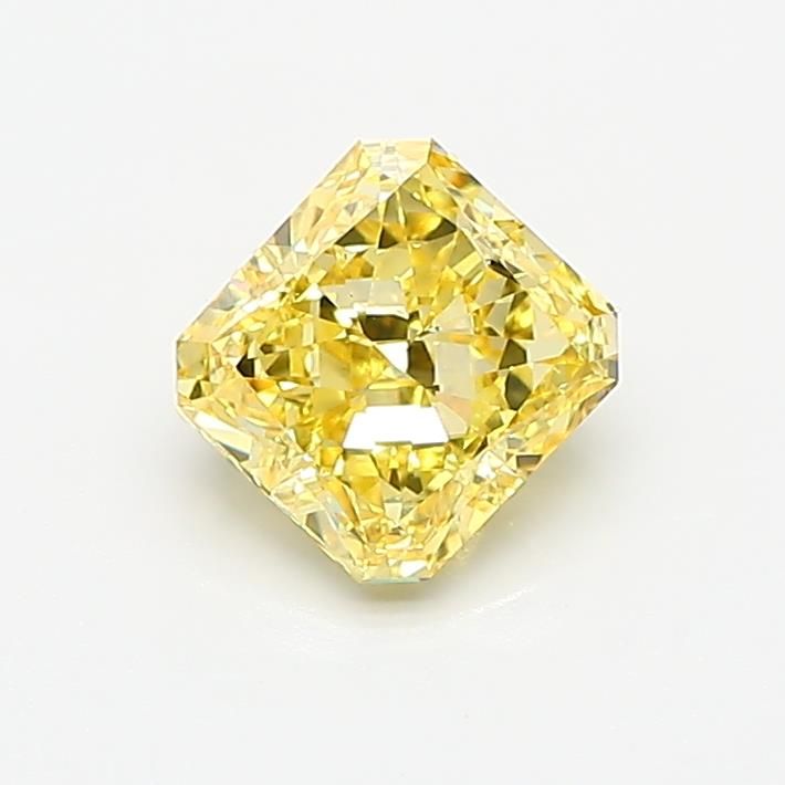 1.02 CT Fancy Intense Yellow SQUARE RADIANT