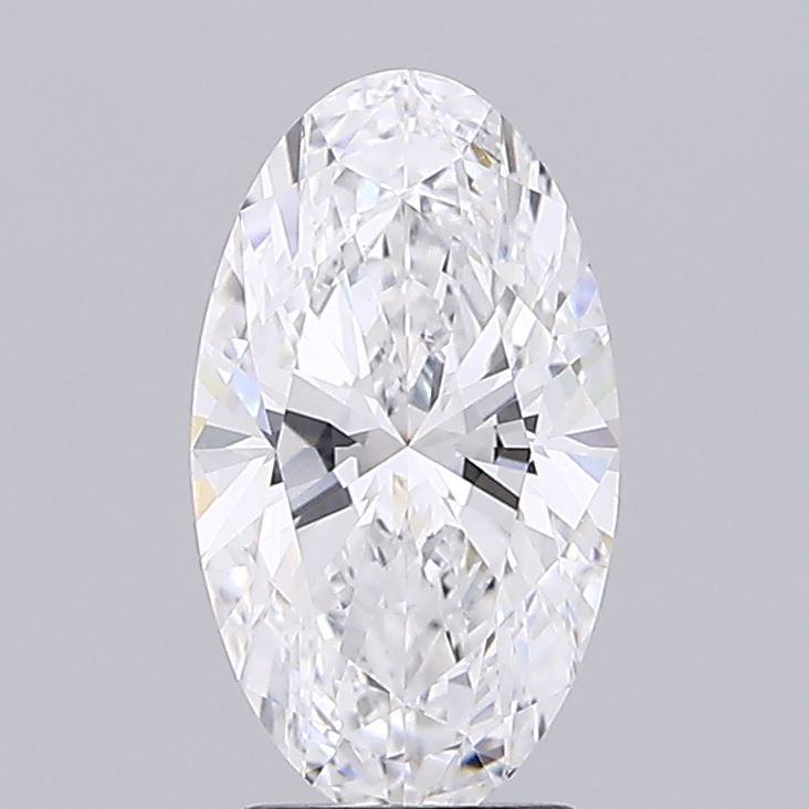 3.01 ct. oval Lab Grown Diamond front image