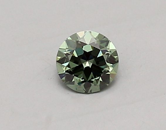 0.32 CT Fancy Vivid Green OLD EUROPEAN CUT