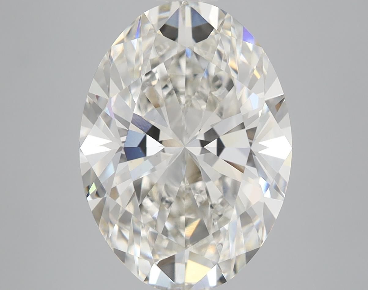 5.02 ct. oval Lab Grown Diamond front image