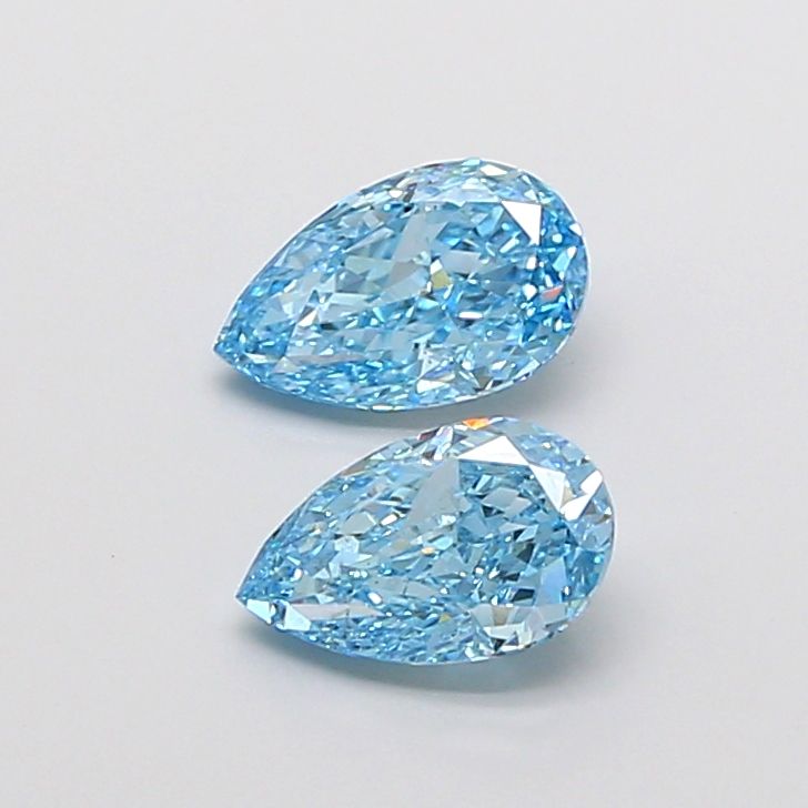 1.0 CT Fancy Vivid Blue PEAR