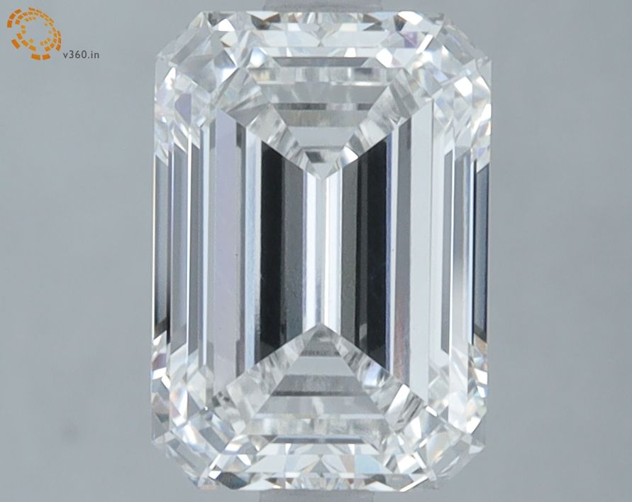 2.57 ct. emerald Lab Grown Diamond front image