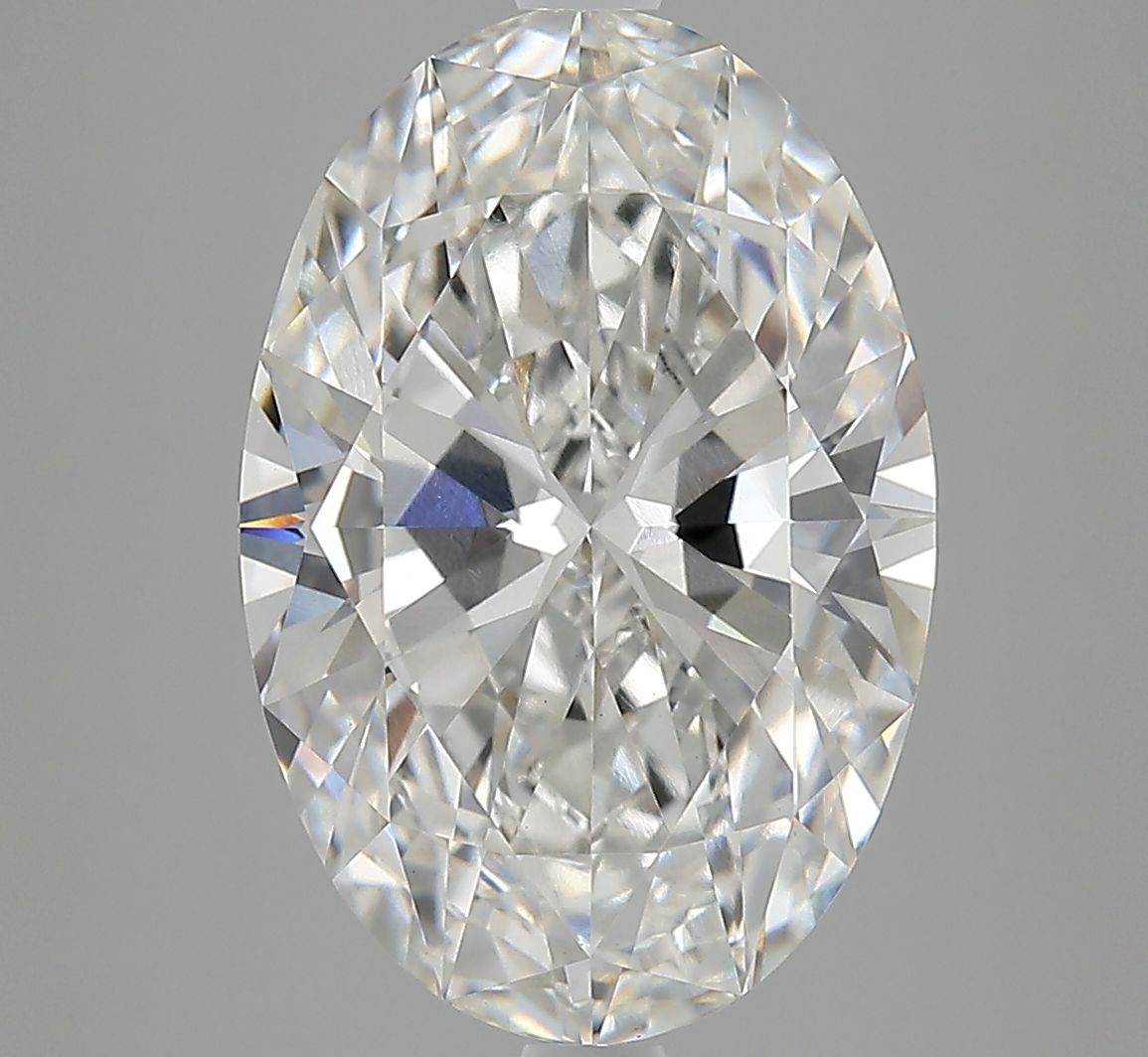 6.08 ct. oval Lab Grown Diamond front image