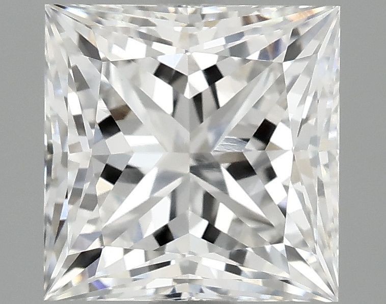 2.10 ct. princess Lab Grown Diamond front image