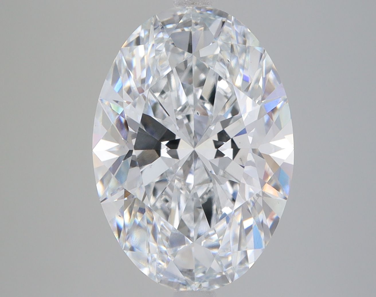5.01 ct. oval Lab Grown Diamond front image
