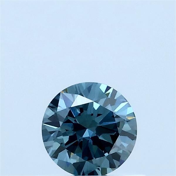 0.36 CT Fancy Vivid Blue Green ROUND