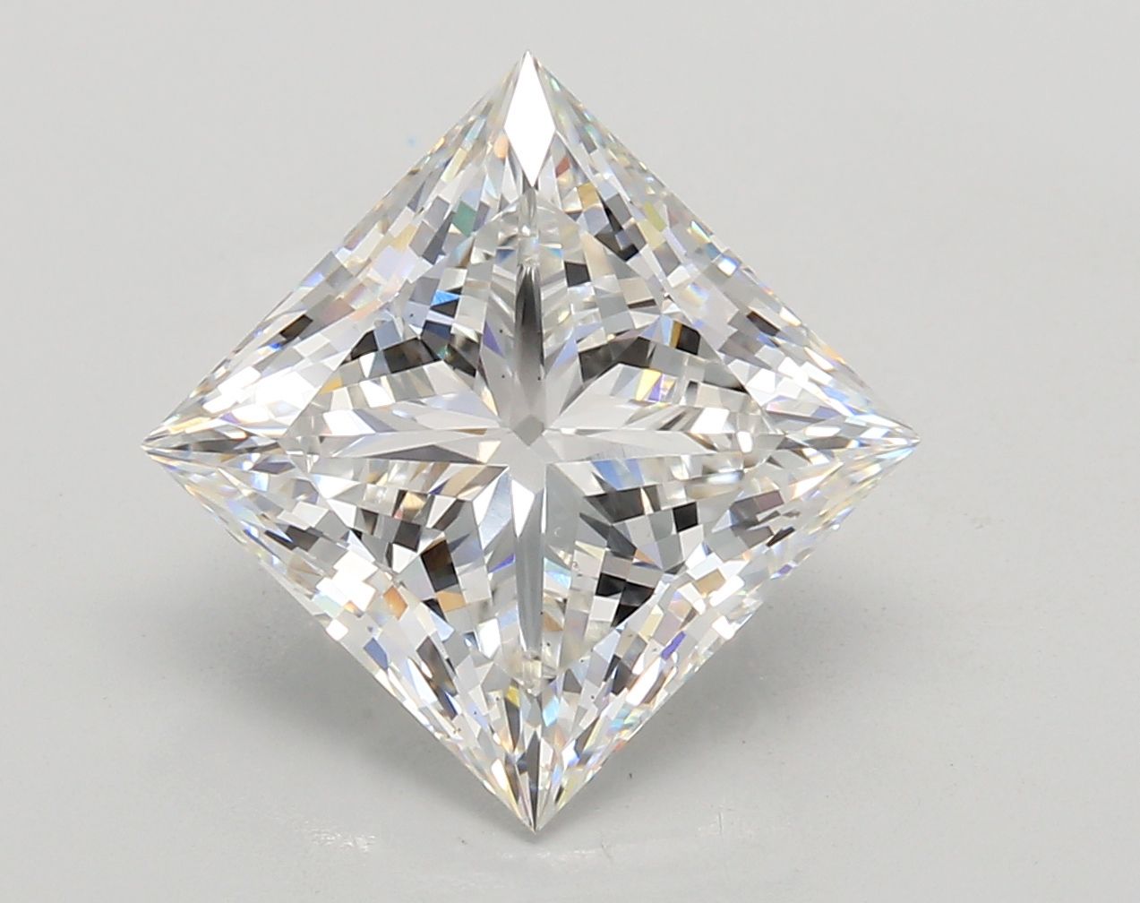 5.54 ct. princess Lab Grown Diamond front image