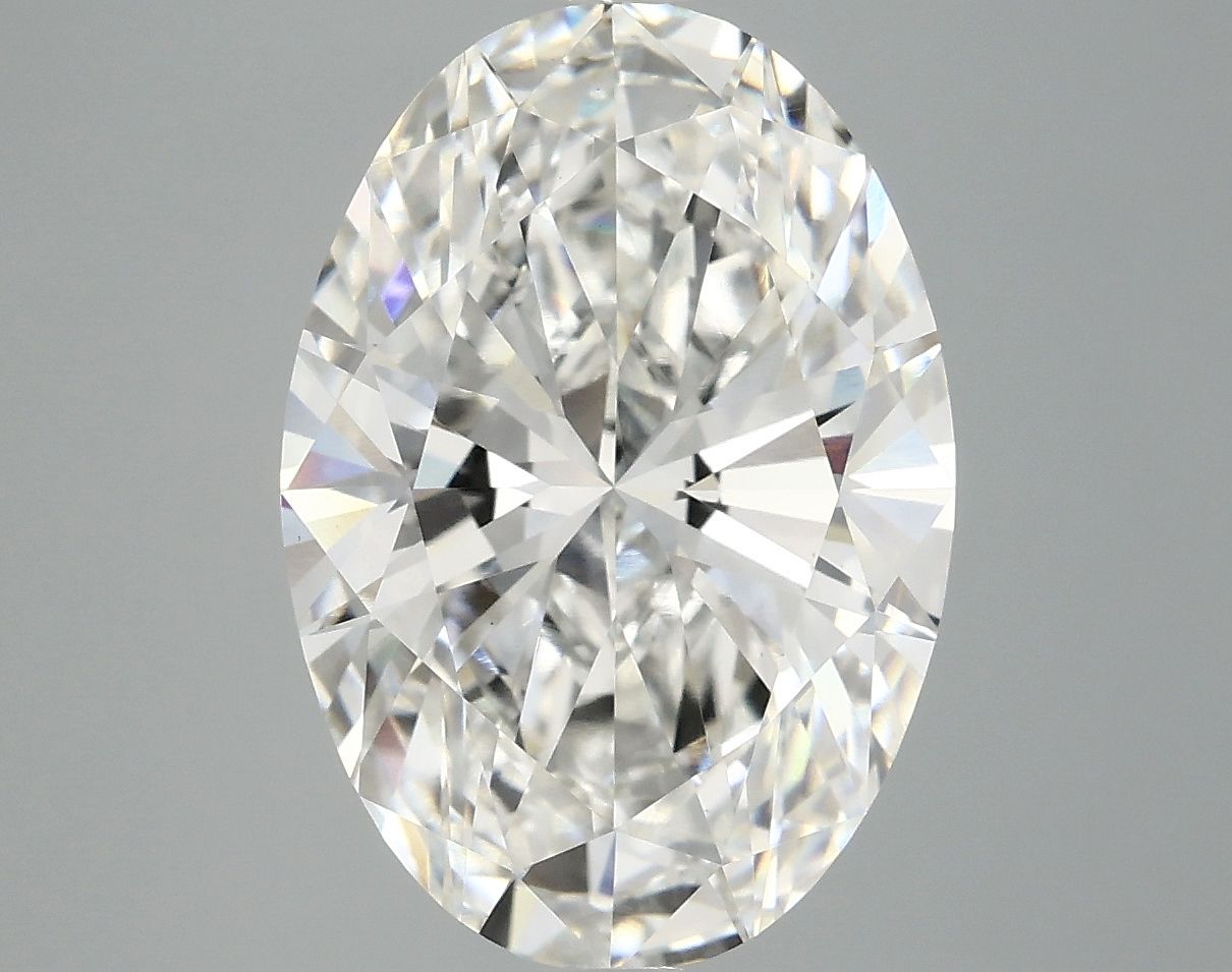 5.04 ct. oval Lab Grown Diamond front image