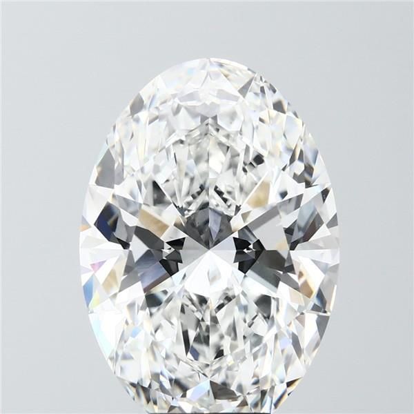 8.04 ct. oval Lab Grown Diamond front image