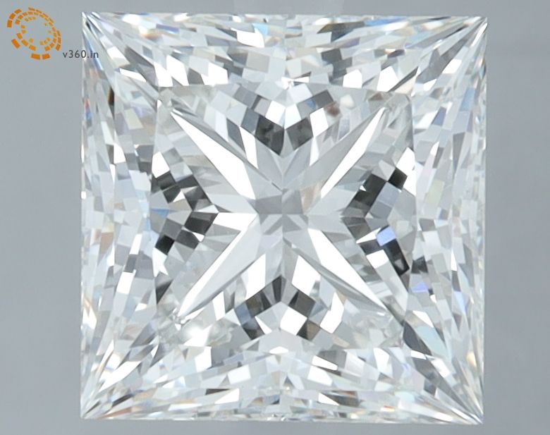 3.09 ct. princess Lab Grown Diamond front image