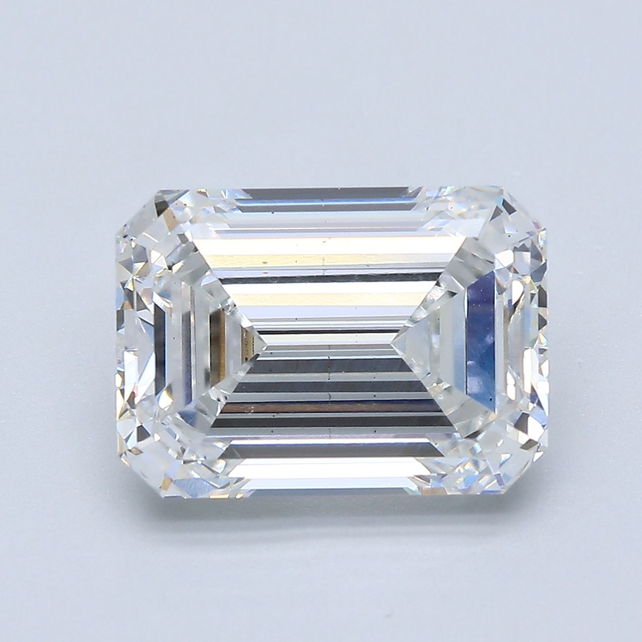 5.74 ct. emerald Lab Grown Diamond front image