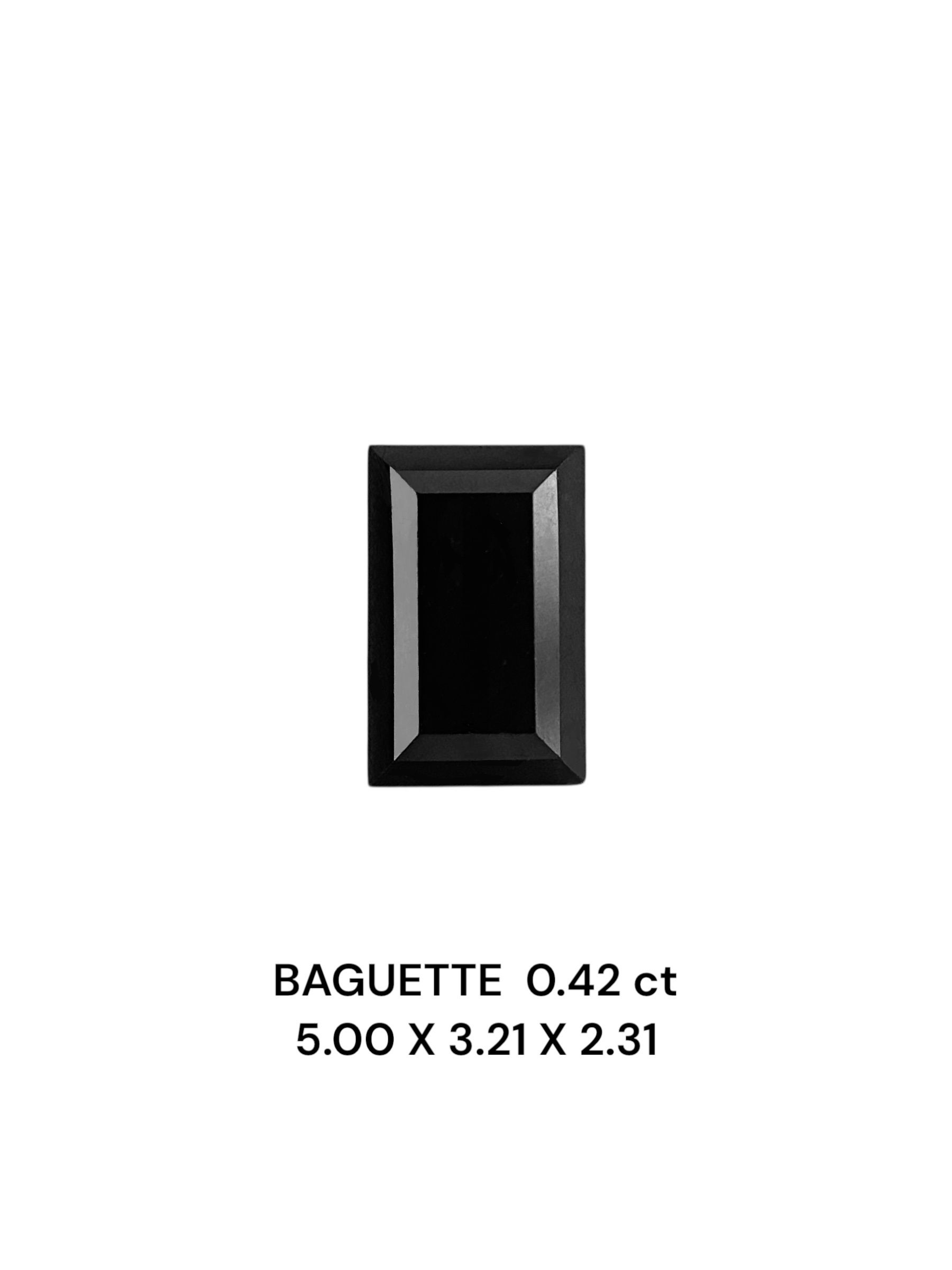 Diament 0.42 ct Fancy Black/VVS2