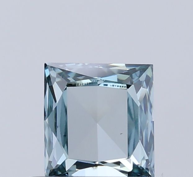 0.32 CT Fancy Blueish Green CUSHION MODIFIED