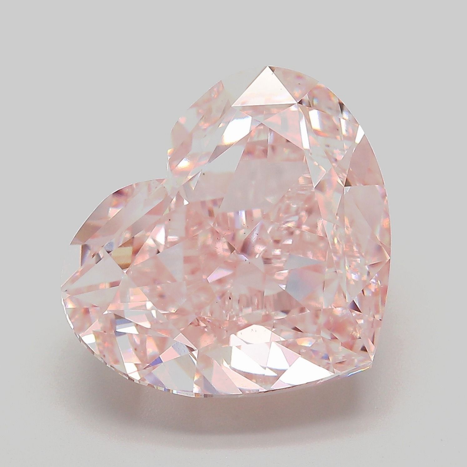 15.24 ct. heart Lab Grown Diamond front image