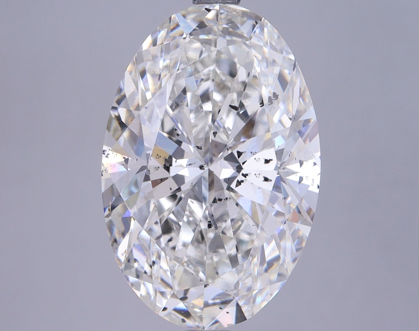 6.03 ct. oval Lab Grown Diamond front image
