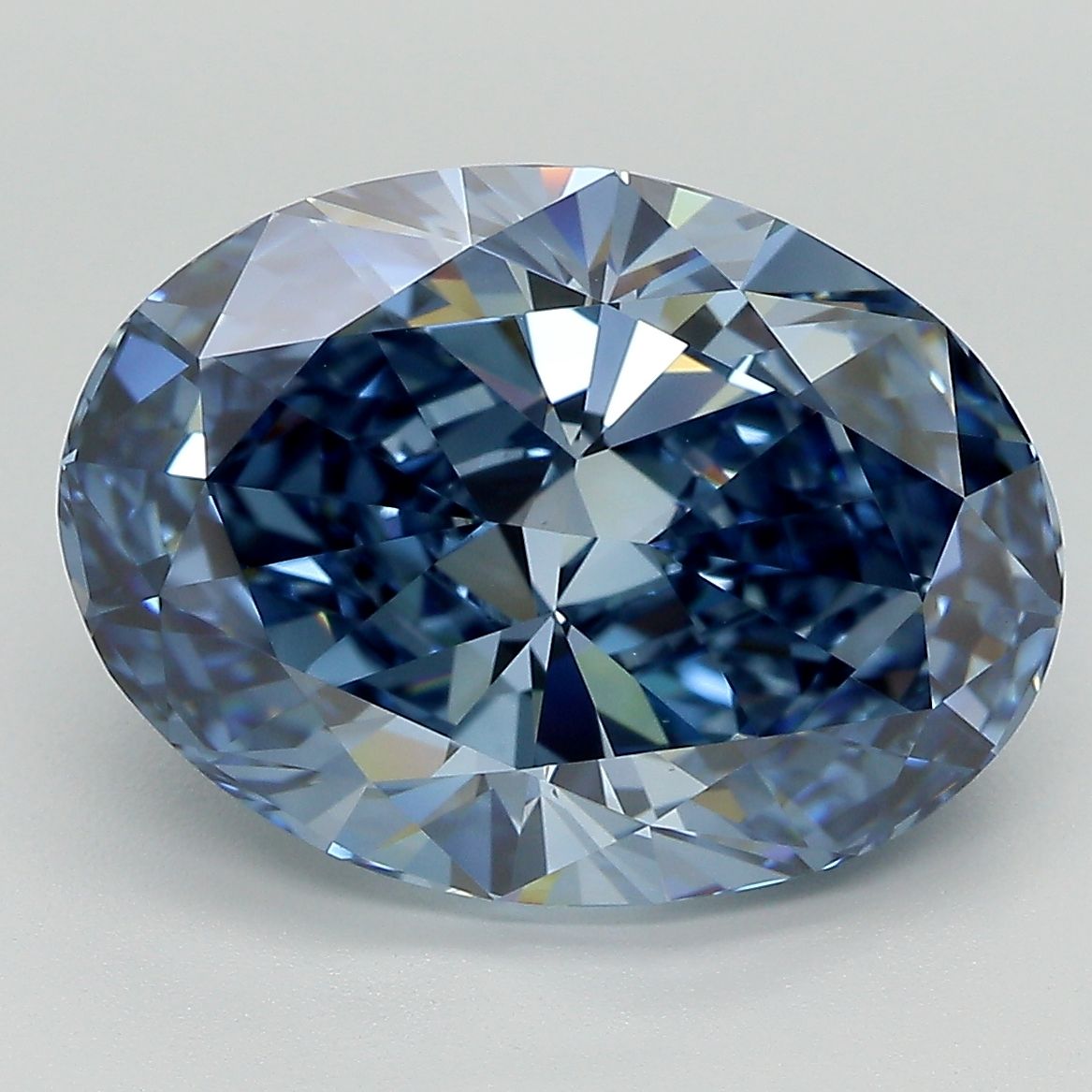 8.09 ct. oval Lab Grown Diamond front image