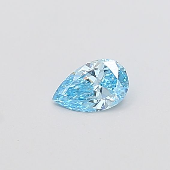 0.23 CT Fancy Vivid Blue PEAR