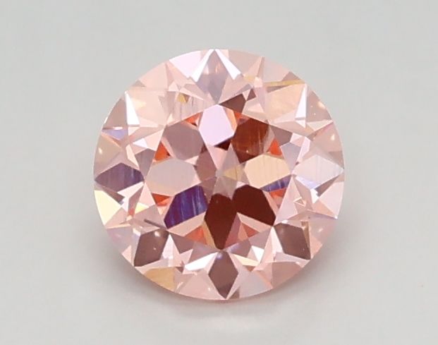 0.56 CT Fancy Vivid Pink OLD EUROPEAN CUT