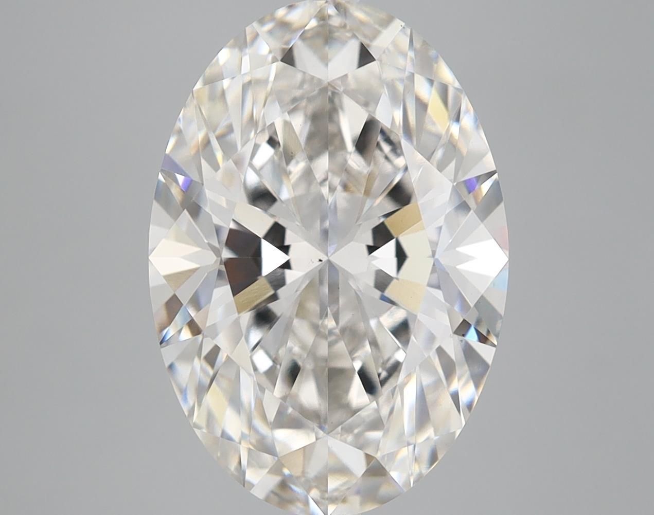 5.15 ct. oval Lab Grown Diamond front image