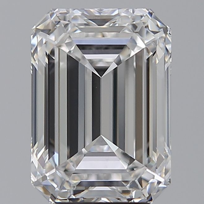 5.04 ct. emerald Lab Grown Diamond front image