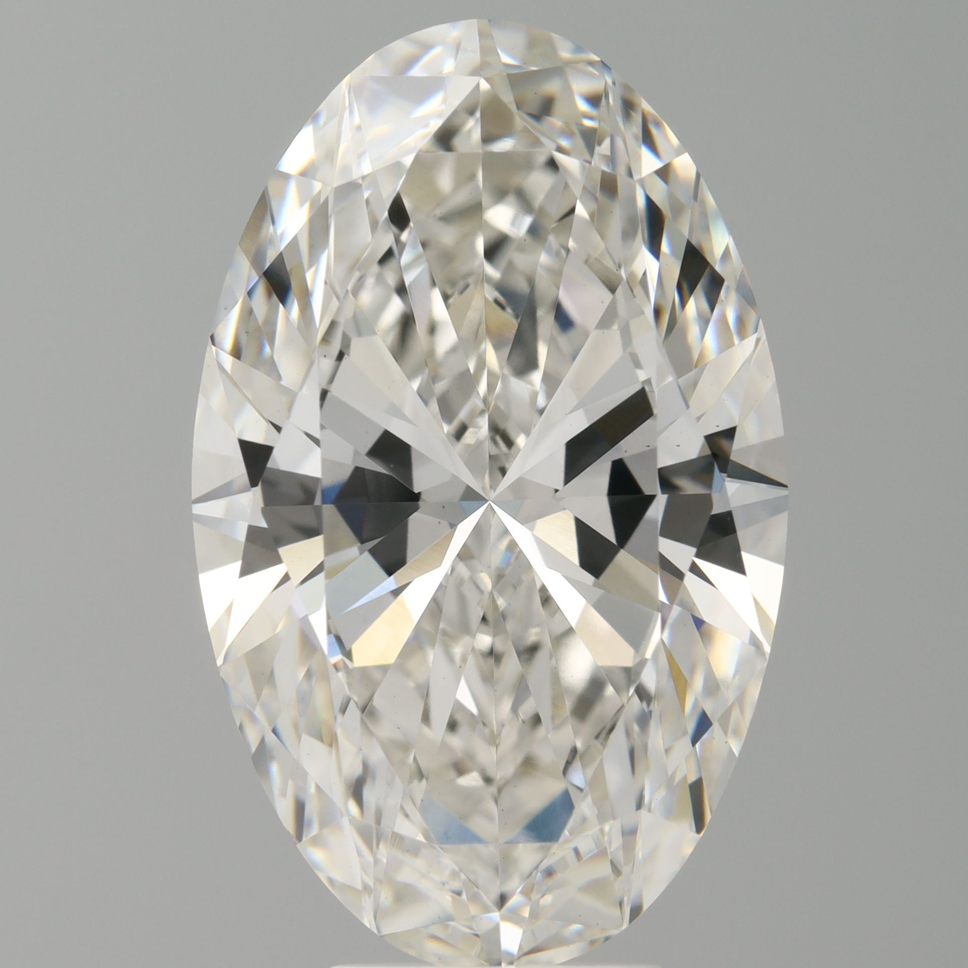 7.09 ct. oval Lab Grown Diamond front image