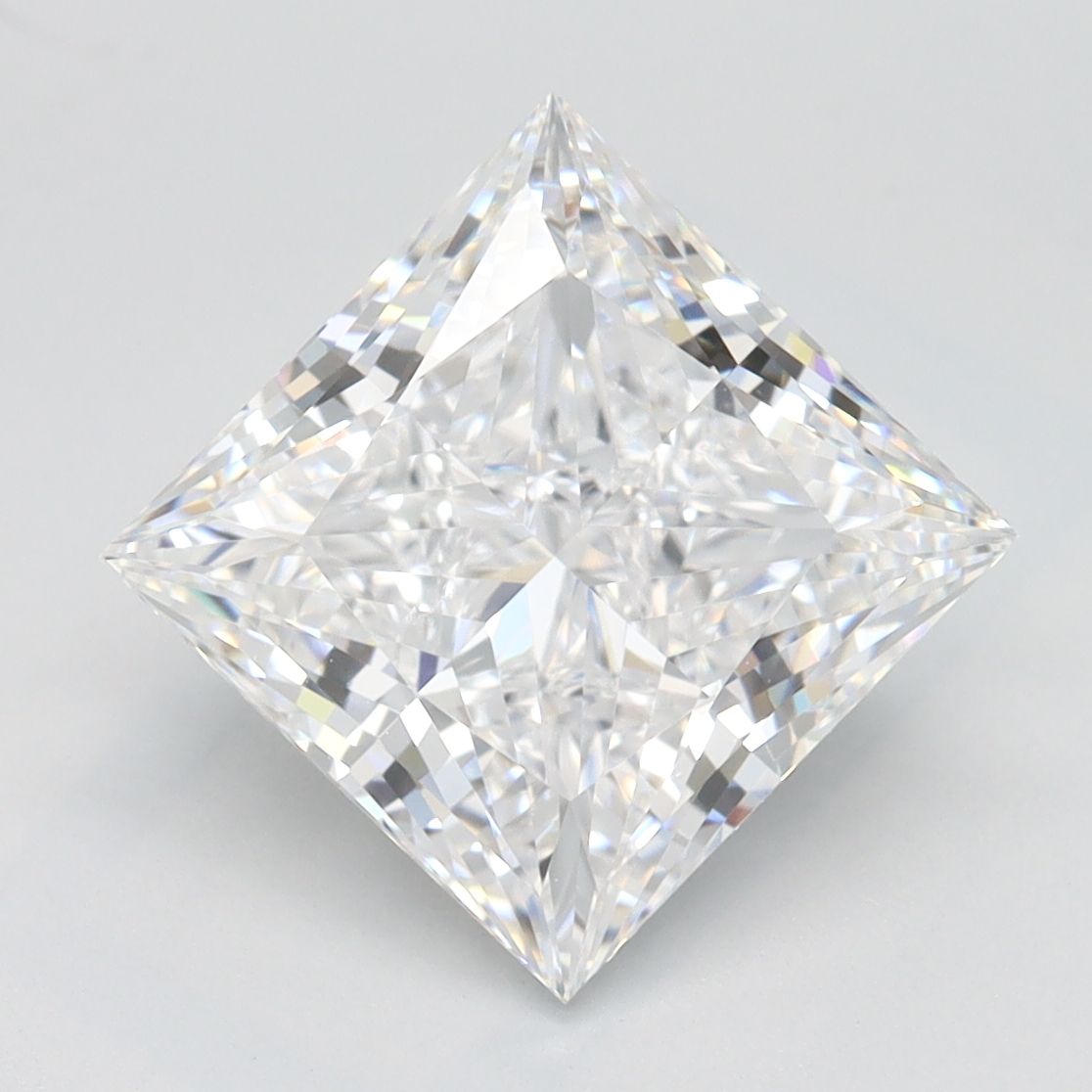 3.08 ct. princess Lab Grown Diamond front image